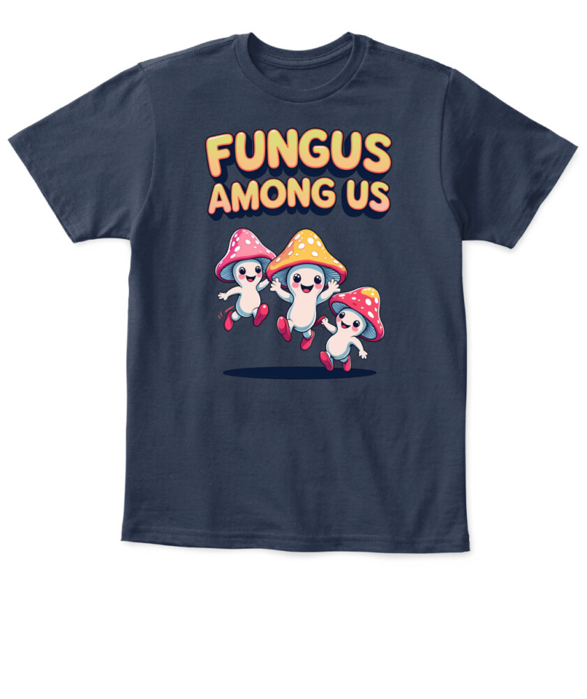 Fungus Among Us Vintage Cartoon Mushroom Shirt – Retro Forest Fun Tee