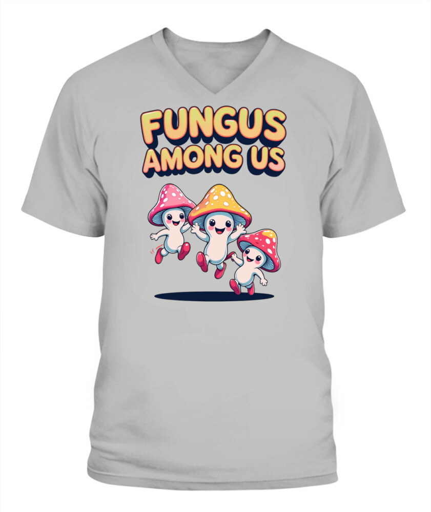 Fungus Among Us Vintage Cartoon Mushroom Shirt – Retro Forest Fun Tee