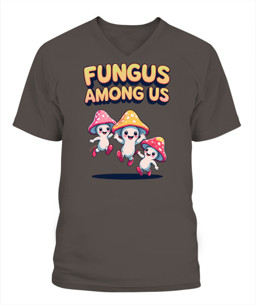 Fungus Among Us Vintage Cartoon Mushroom Shirt – Retro Forest Fun Tee