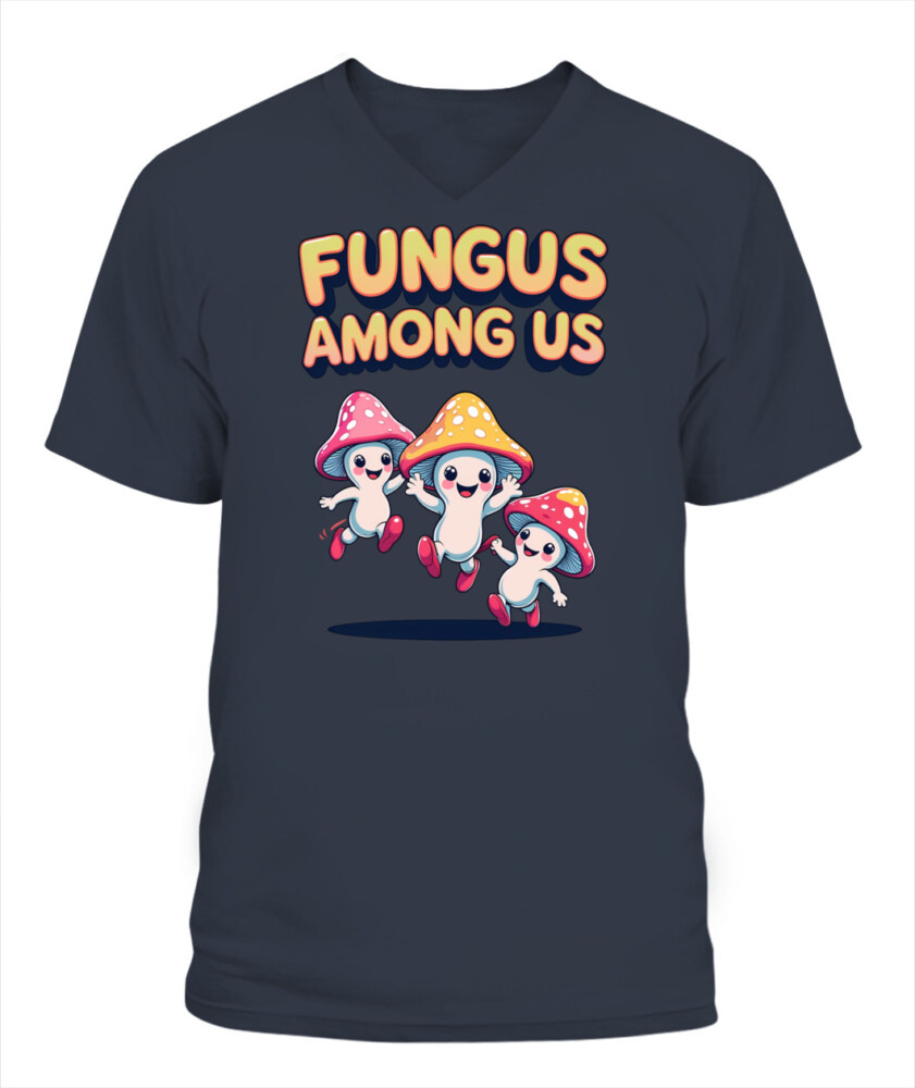 Fungus Among Us Vintage Cartoon Mushroom Shirt – Retro Forest Fun Tee