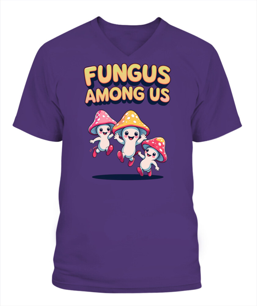 Fungus Among Us Vintage Cartoon Mushroom Shirt – Retro Forest Fun Tee