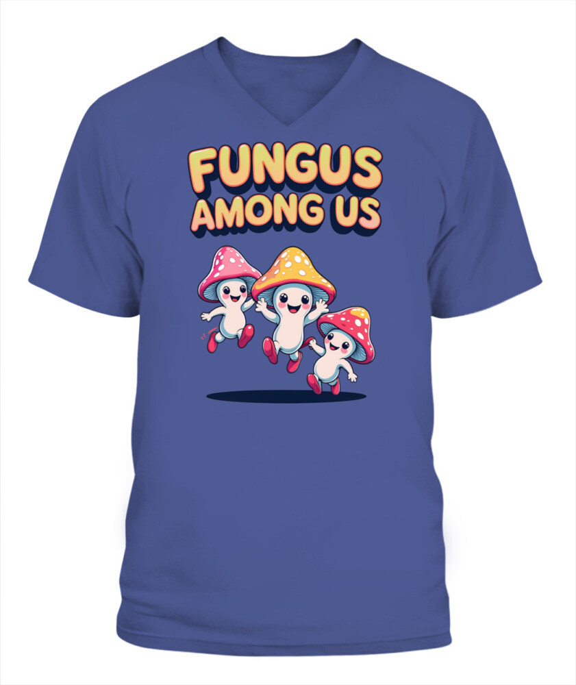 Fungus Among Us Vintage Cartoon Mushroom Shirt – Retro Forest Fun Tee