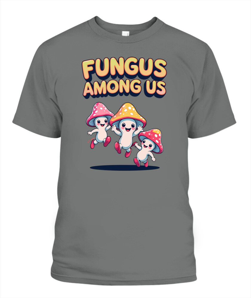 Fungus Among Us Vintage Cartoon Mushroom Shirt – Retro Forest Fun Tee