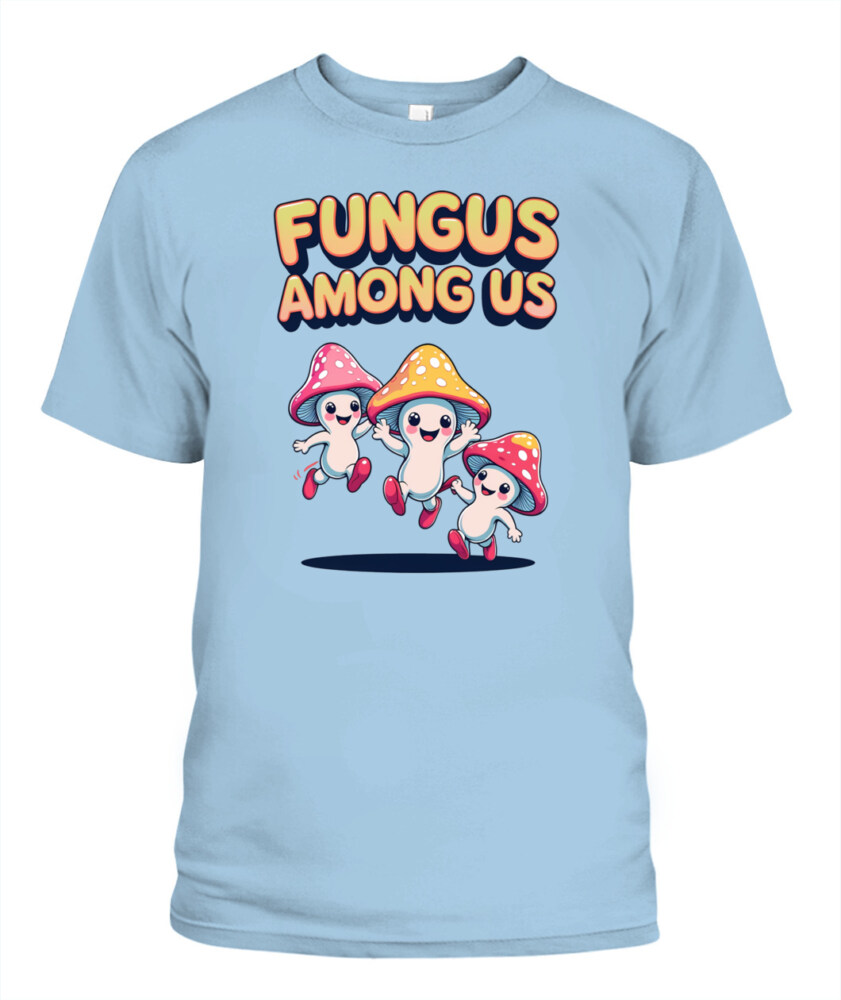 Fungus Among Us Vintage Cartoon Mushroom Shirt – Retro Forest Fun Tee