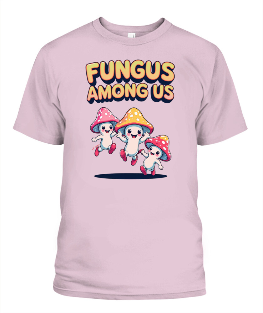 Fungus Among Us Vintage Cartoon Mushroom Shirt – Retro Forest Fun Tee