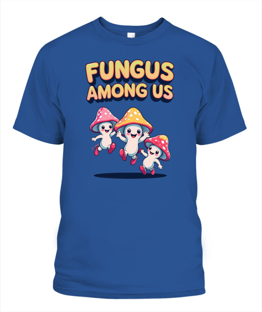 Fungus Among Us Vintage Cartoon Mushroom Shirt – Retro Forest Fun Tee