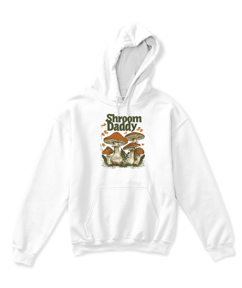 Shroom Daddy Funny Mushroom Foraging Shirt – Retro Cottagecore Goblincore Aesthetic Tee