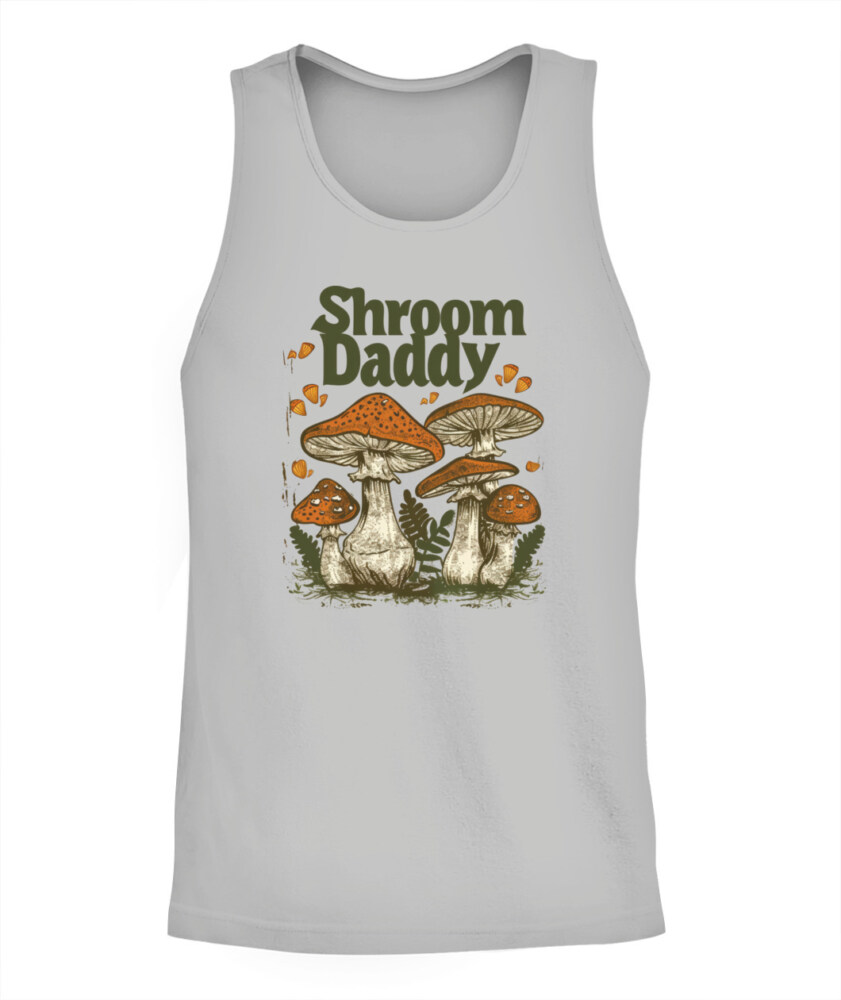 Shroom Daddy Funny Mushroom Foraging Shirt – Retro Cottagecore Goblincore Aesthetic Tee