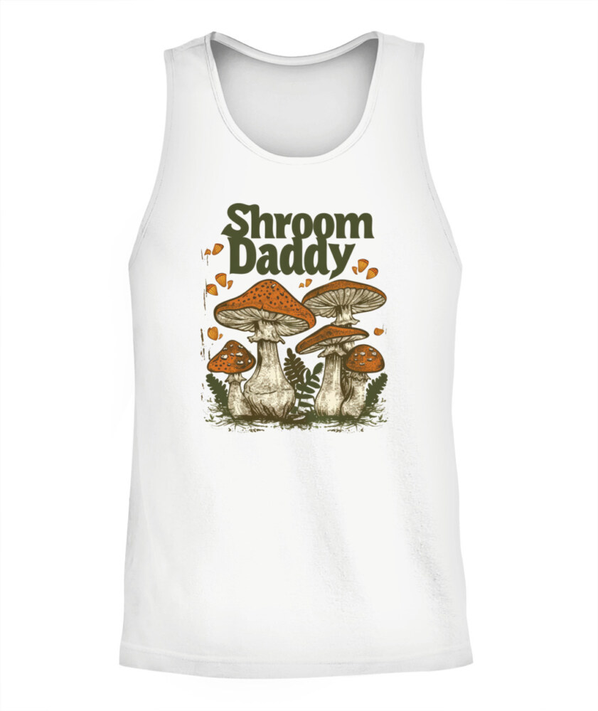 Shroom Daddy Funny Mushroom Foraging Shirt – Retro Cottagecore Goblincore Aesthetic Tee
