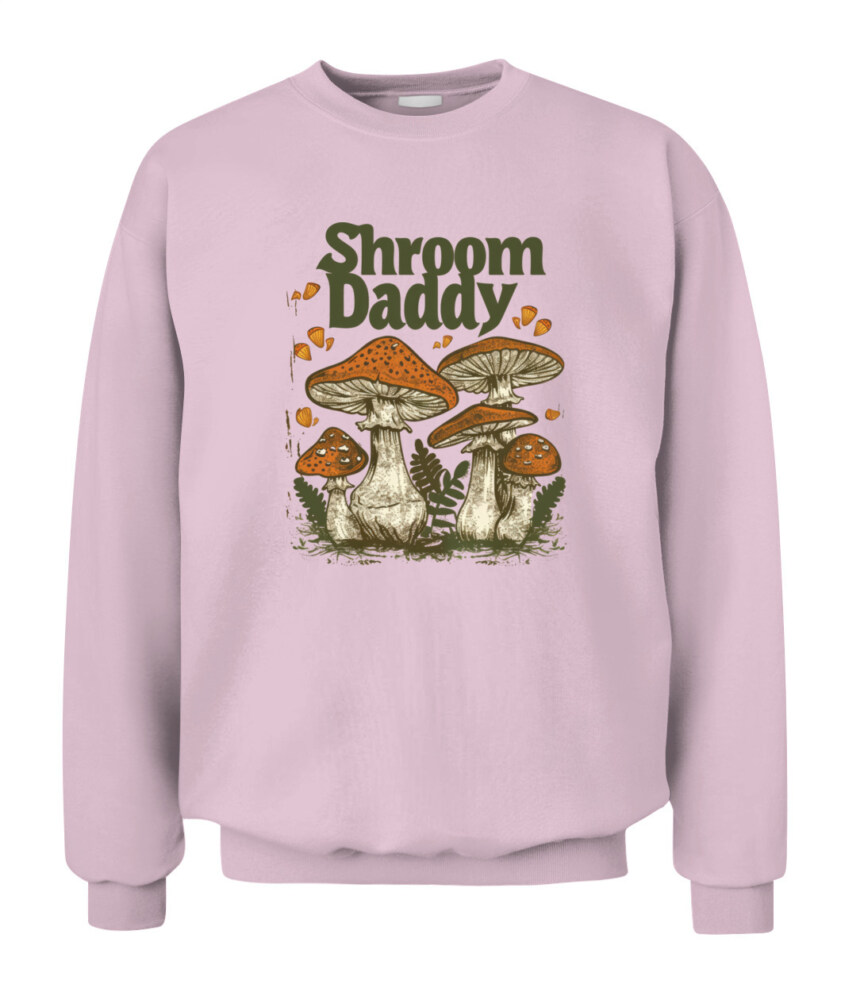 Shroom Daddy Funny Mushroom Foraging Shirt – Retro Cottagecore Goblincore Aesthetic Tee