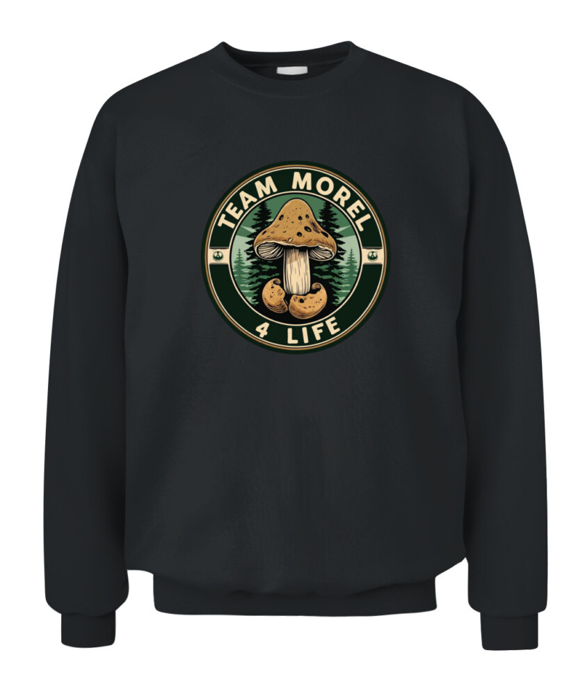 Team Morel 4 Life - Funny Mushroom Hunting Shirt