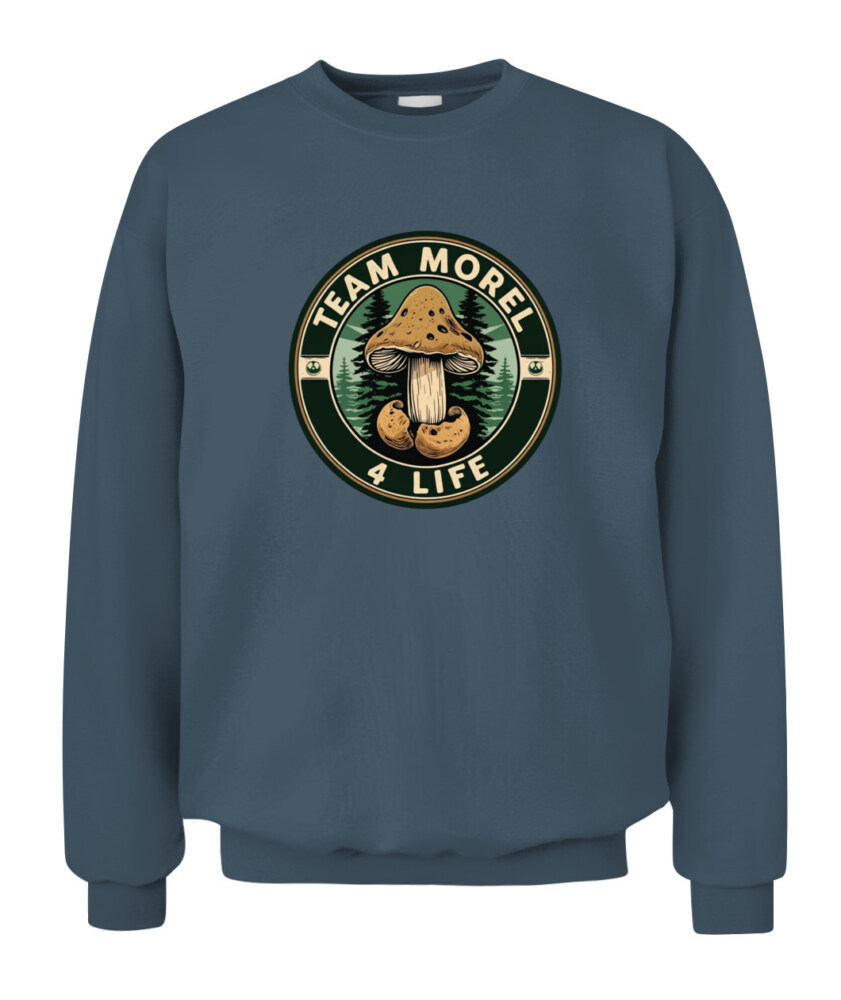 Team Morel 4 Life - Funny Mushroom Hunting Shirt