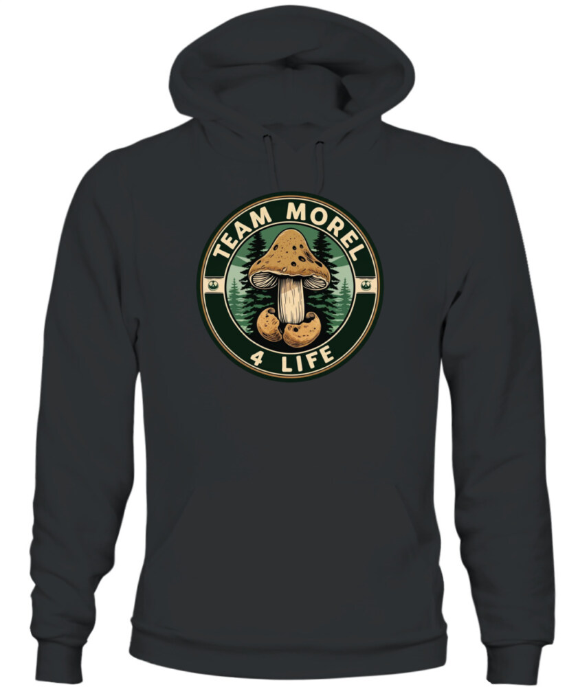 Team Morel 4 Life - Funny Mushroom Hunting Shirt