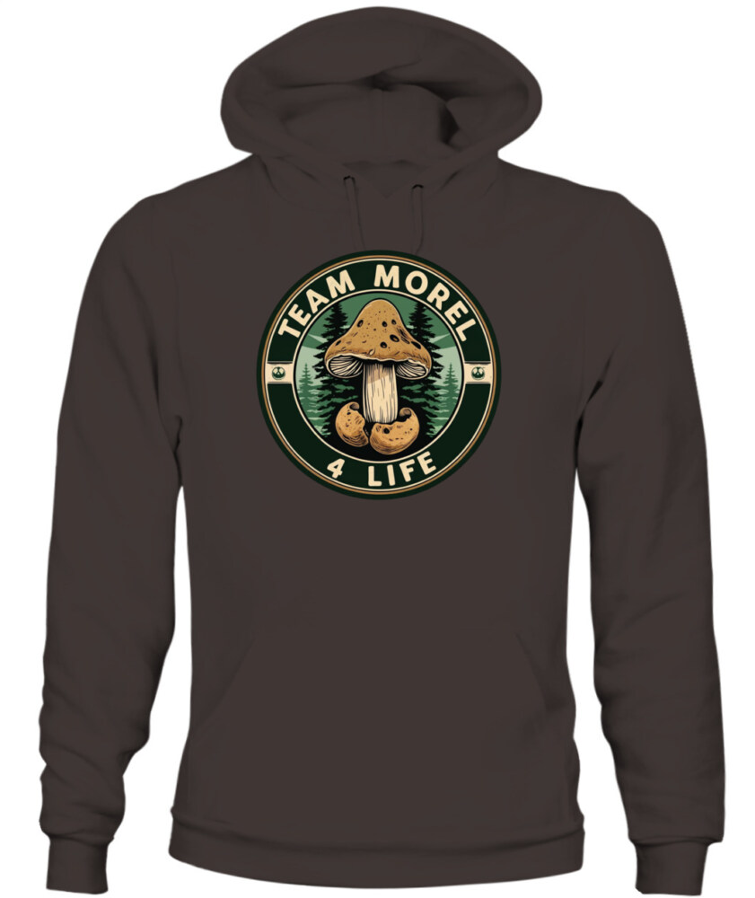 Team Morel 4 Life - Funny Mushroom Hunting Shirt