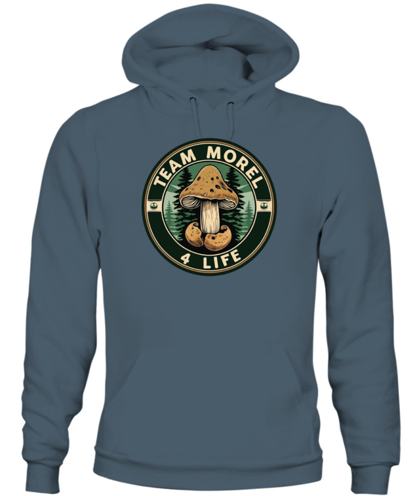 Team Morel 4 Life - Funny Mushroom Hunting Shirt