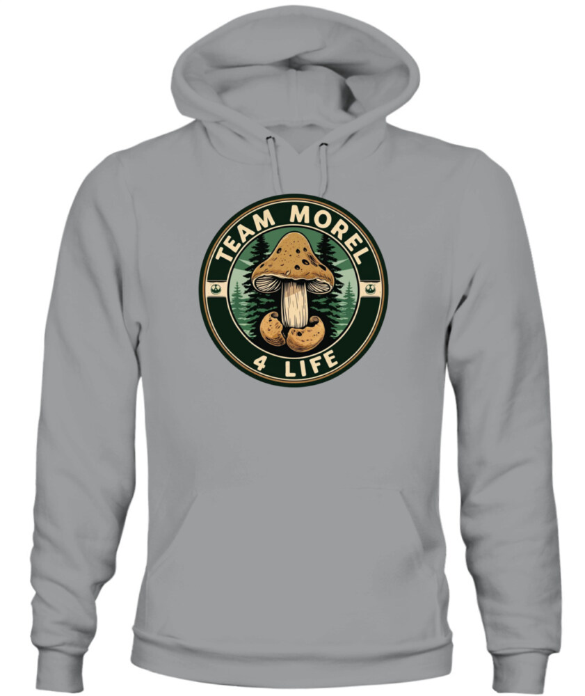Team Morel 4 Life - Funny Mushroom Hunting Shirt
