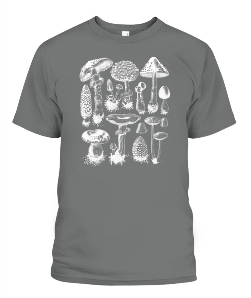 Property of Mushroom Research Unit – Vintage Fungi Specimen Art