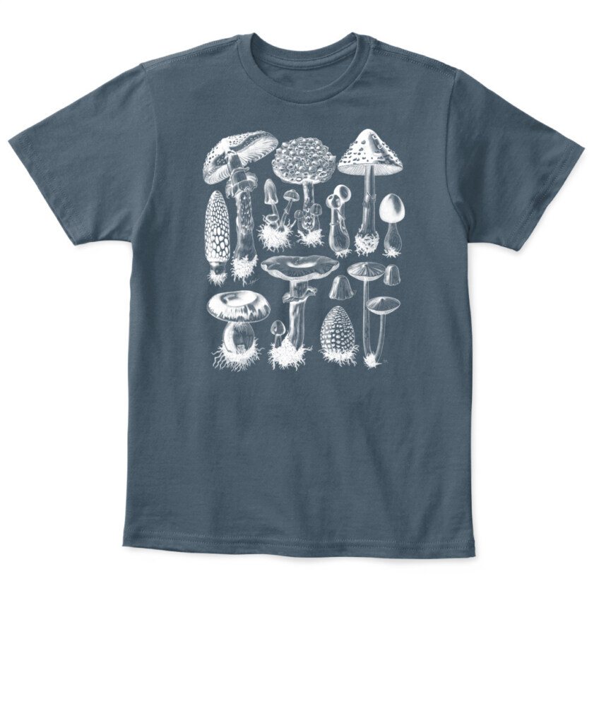 Property of Mushroom Research Unit – Vintage Fungi Specimen Art