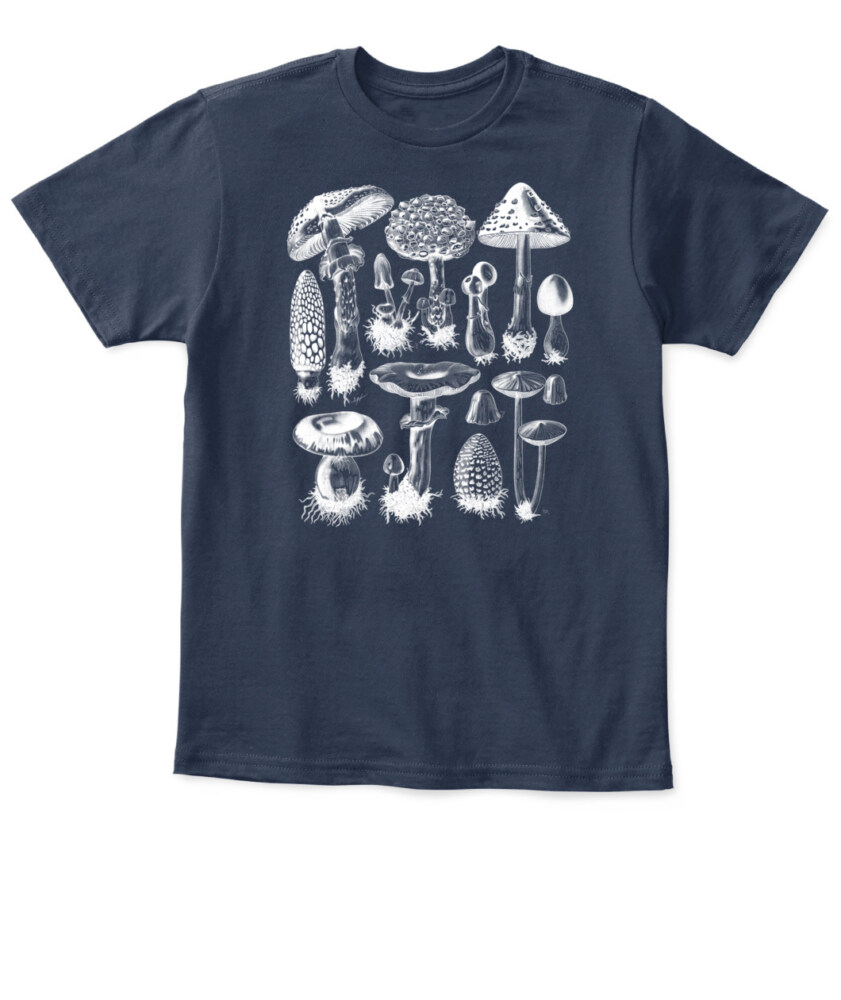 Property of Mushroom Research Unit – Vintage Fungi Specimen Art