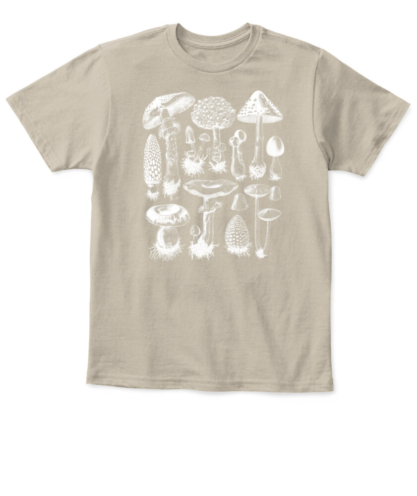 Property of Mushroom Research Unit – Vintage Fungi Specimen Art