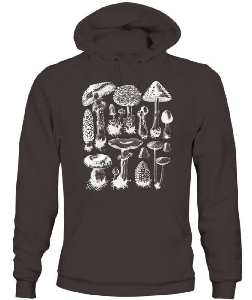 Property of Mushroom Research Unit – Vintage Fungi Specimen Art