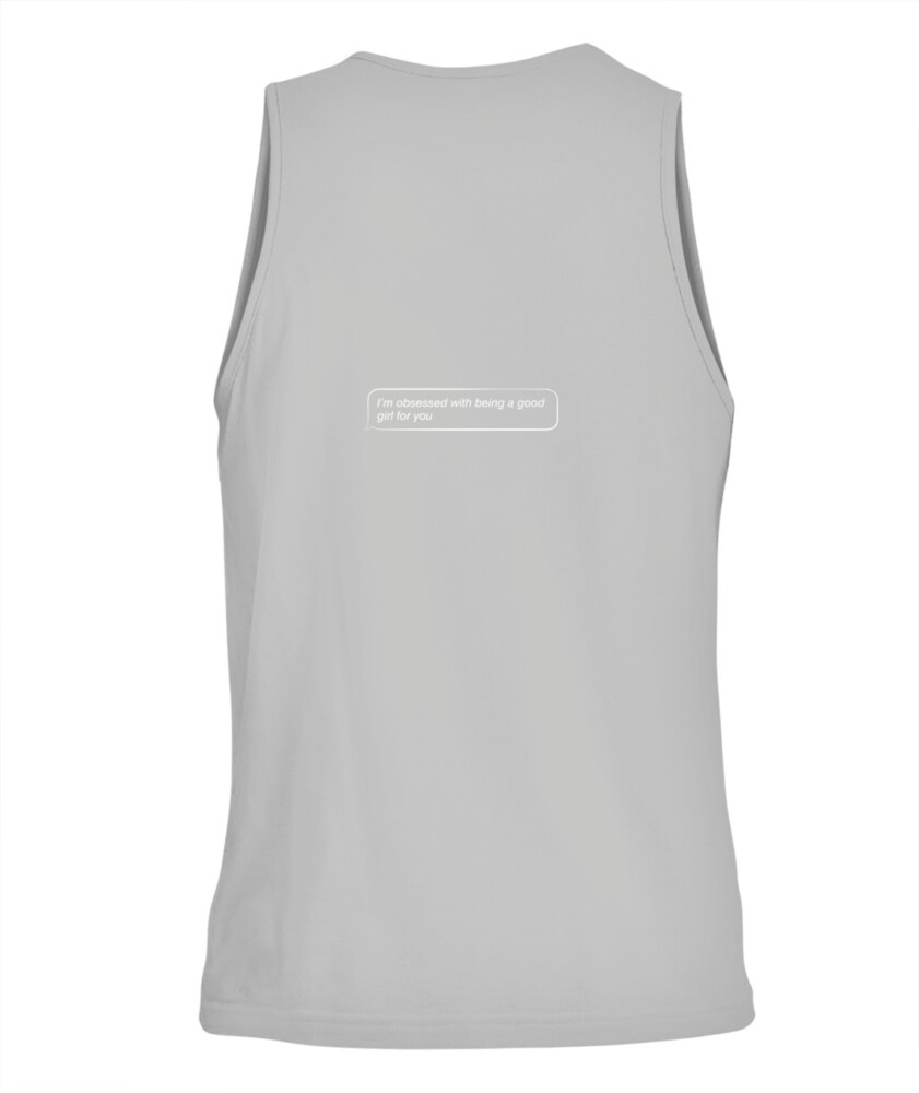 I'm obsessed with being a good girl for you - Tanktop  - Athletic Heather
