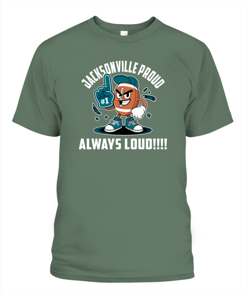 Weprintee Jacksonville Proud 2D Classic Unisex T-Shirt NEW147316