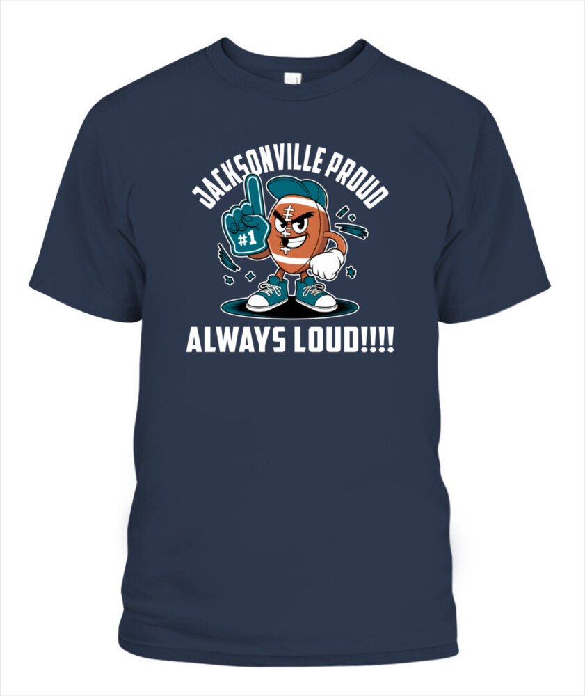 Weprintee Jacksonville Proud 2D Classic Unisex T-Shirt NEW147316