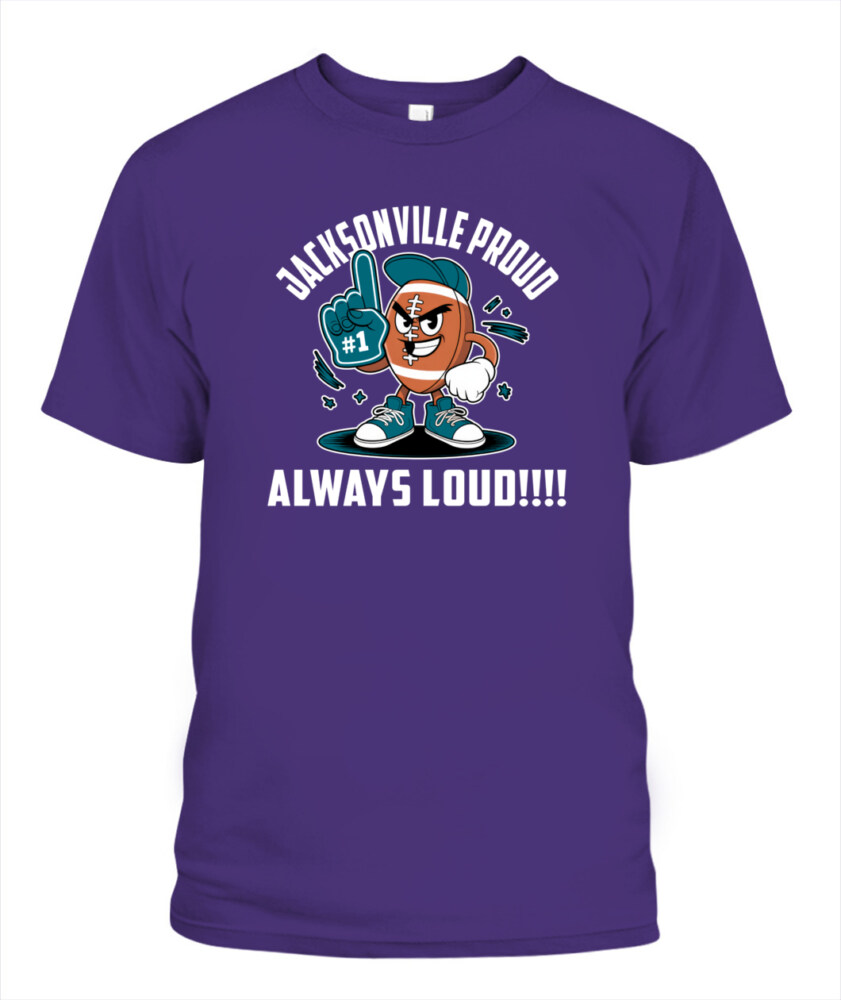 Weprintee Jacksonville Proud 2D Classic Unisex T-Shirt NEW147316