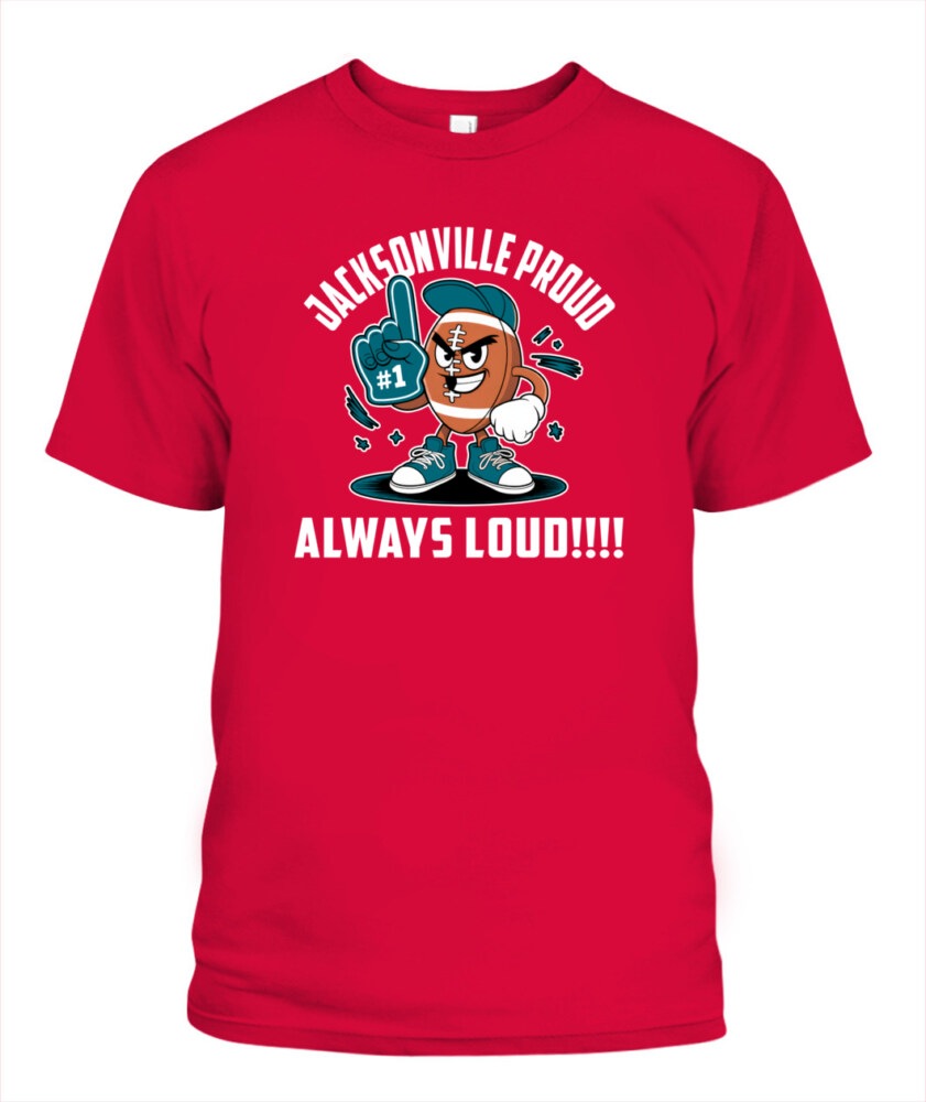 Weprintee Jacksonville Proud 2D Classic Unisex T-Shirt NEW147316