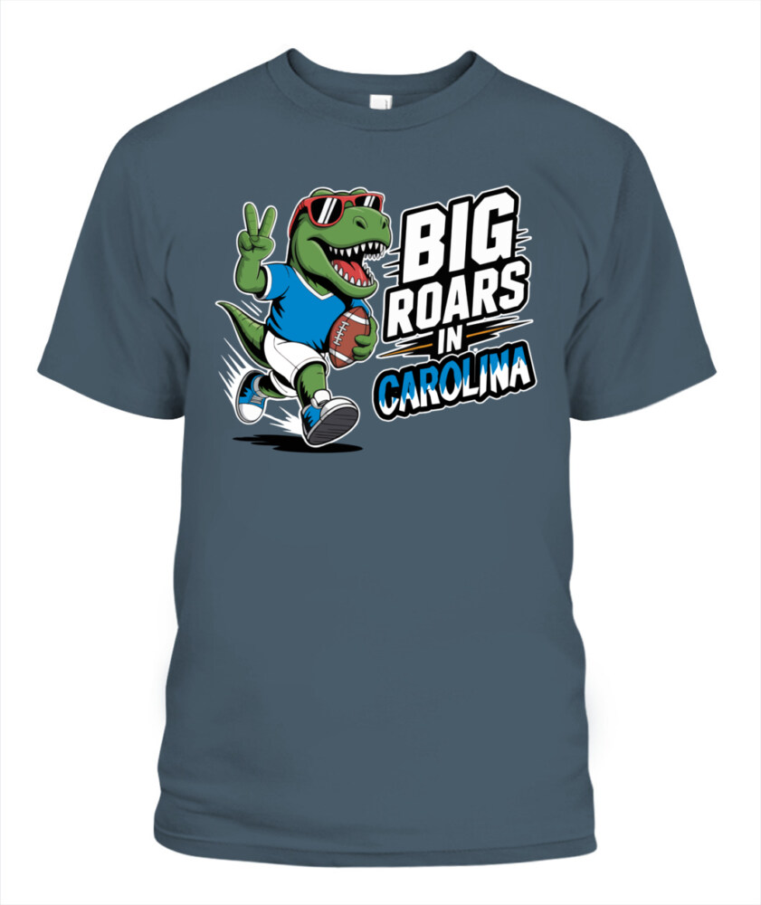 Weprintee Big Roars In Carolina 2D Classic Unisex T-Shirt NEW147532