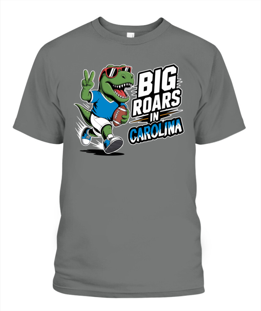 Weprintee Big Roars In Carolina 2D Classic Unisex T-Shirt NEW147532