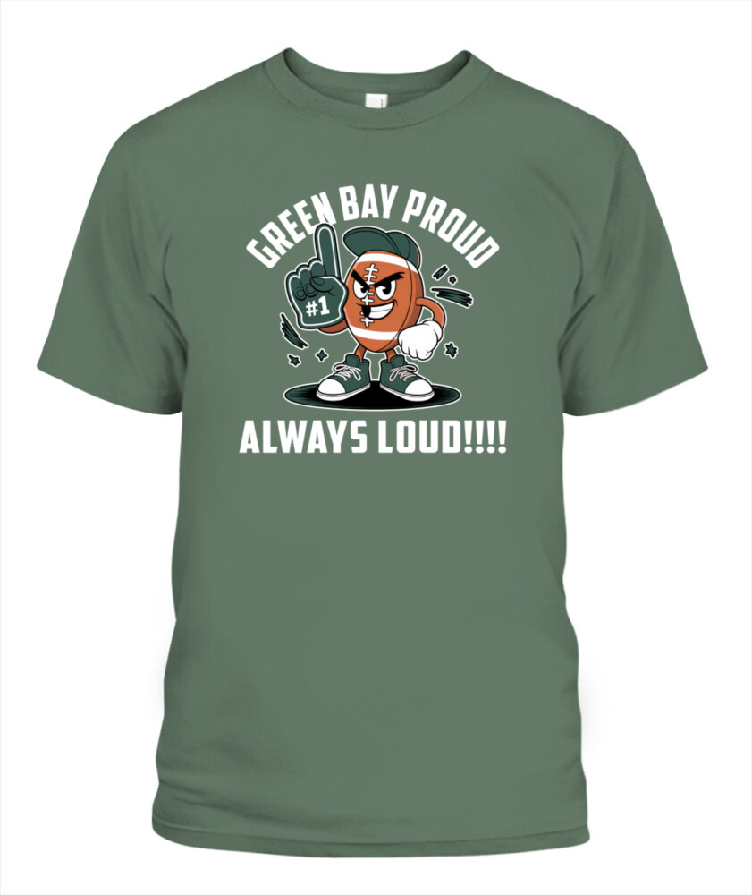Weprintee Green Bay Proud 2D Classic Unisex T-Shirt NEW147318