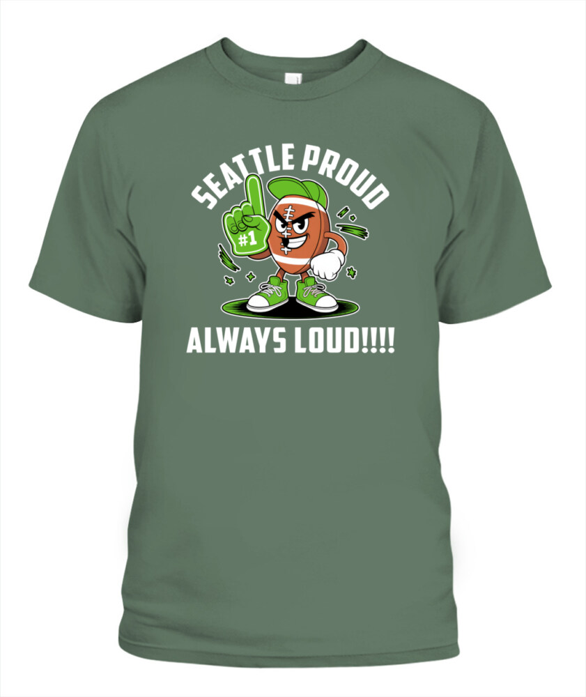 Weprintee Seattle Proud 2D Classic Unisex T-Shirt NEW147330