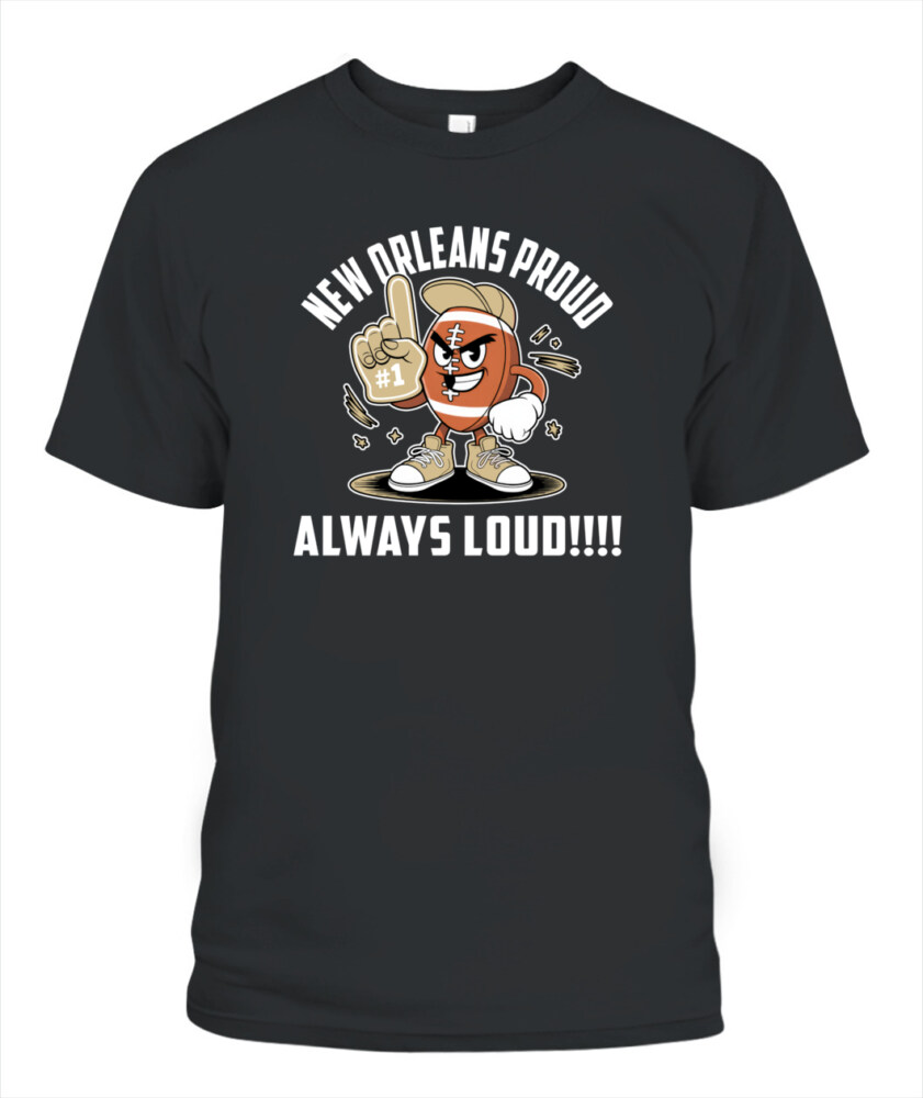 Weprintee New Orleans Proud 2D Classic Unisex T-Shirt NEW147331