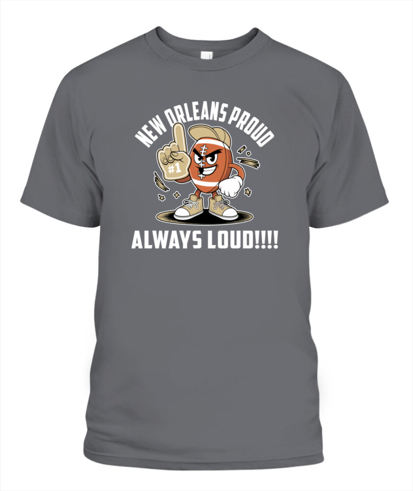 Weprintee New Orleans Proud 2D Classic Unisex T-Shirt NEW147331