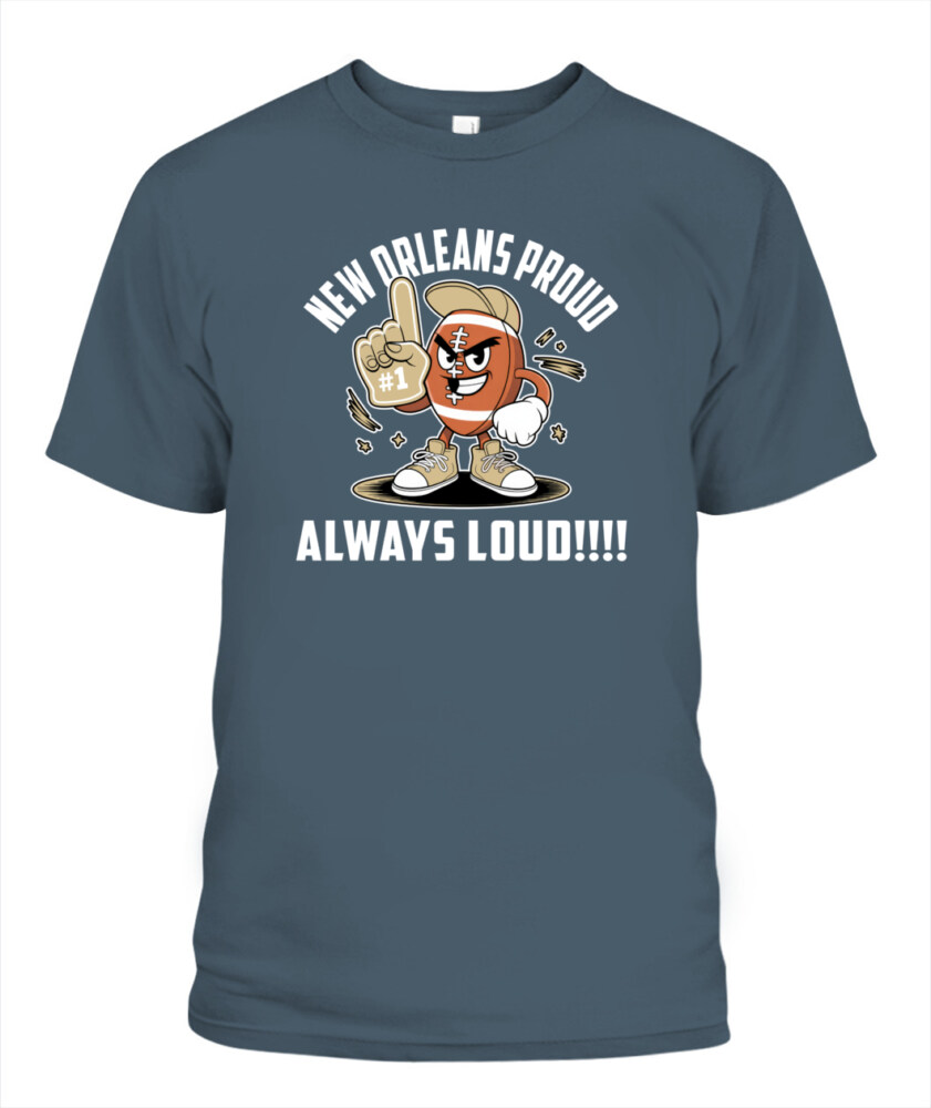 Weprintee New Orleans Proud 2D Classic Unisex T-Shirt NEW147331