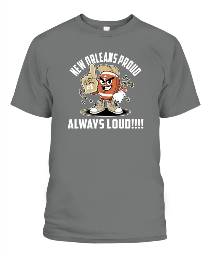Weprintee New Orleans Proud 2D Classic Unisex T-Shirt NEW147331