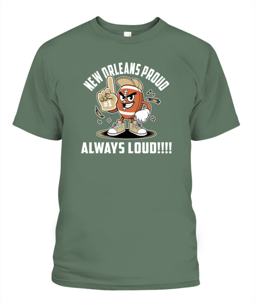 Weprintee New Orleans Proud 2D Classic Unisex T-Shirt NEW147331