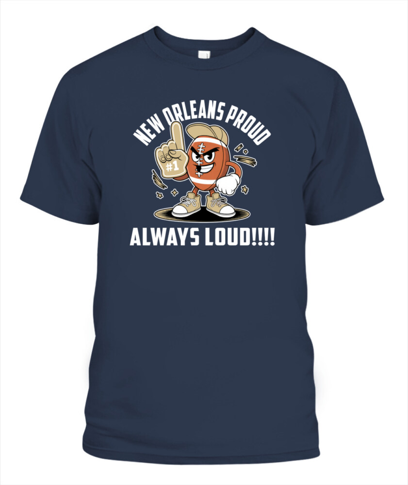 Weprintee New Orleans Proud 2D Classic Unisex T-Shirt NEW147331