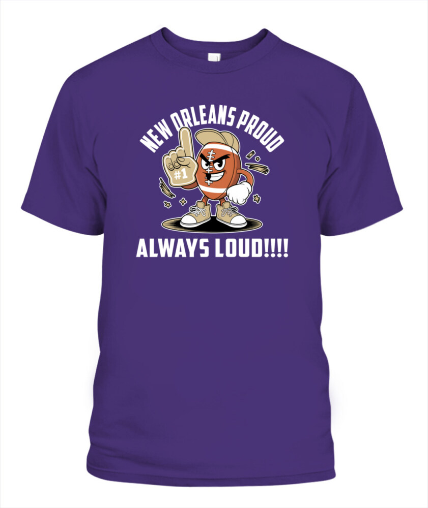 Weprintee New Orleans Proud 2D Classic Unisex T-Shirt NEW147331