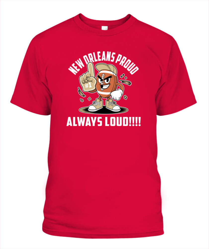 Weprintee New Orleans Proud 2D Classic Unisex T-Shirt NEW147331