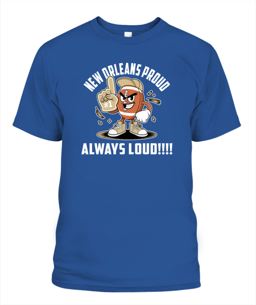 Weprintee New Orleans Proud 2D Classic Unisex T-Shirt NEW147331