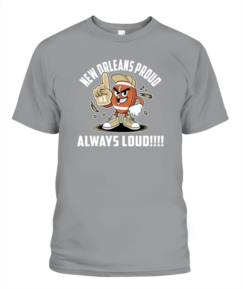 Weprintee New Orleans Proud 2D Classic Unisex T-Shirt NEW147331