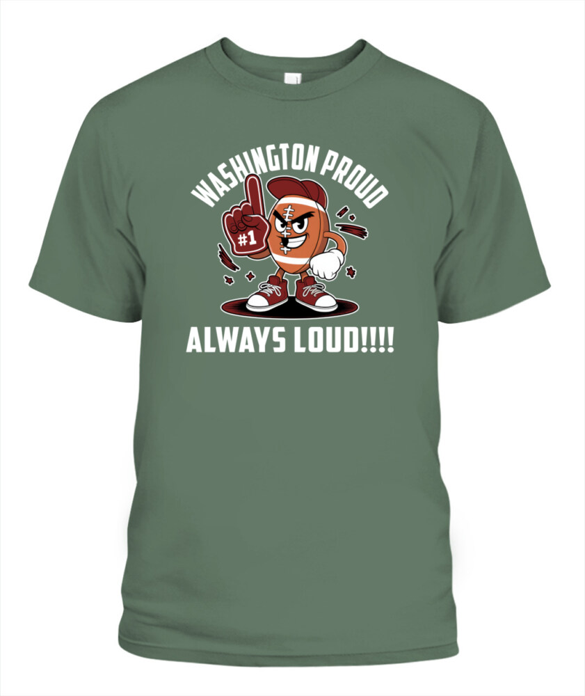 Weprintee Washington Proud 2D Classic Unisex T-Shirt NEW147322