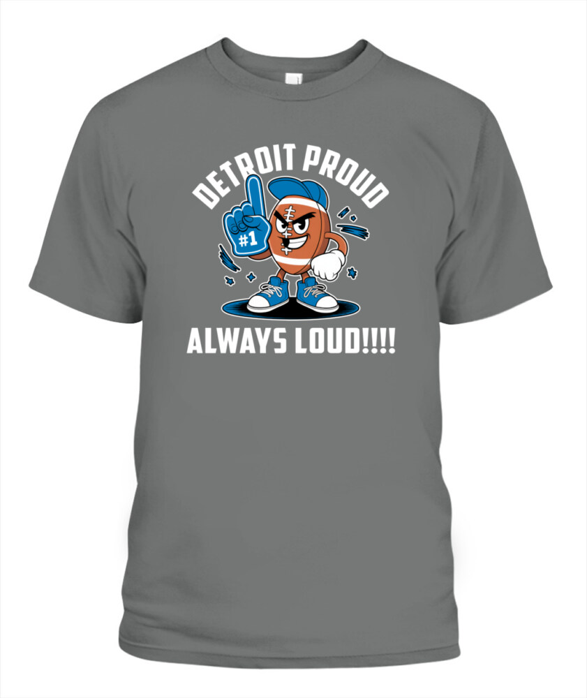 Weprintee Detroit Proud 2D Classic Unisex T-Shirt NEW147323