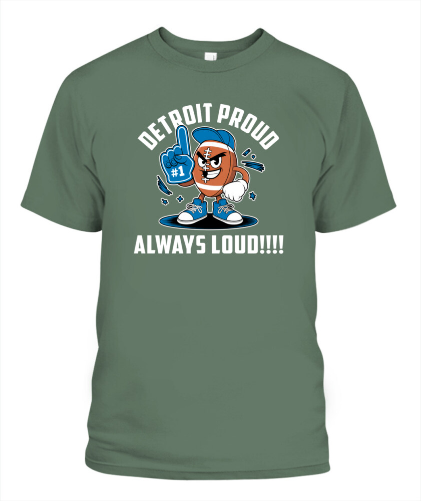 Weprintee Detroit Proud 2D Classic Unisex T-Shirt NEW147323