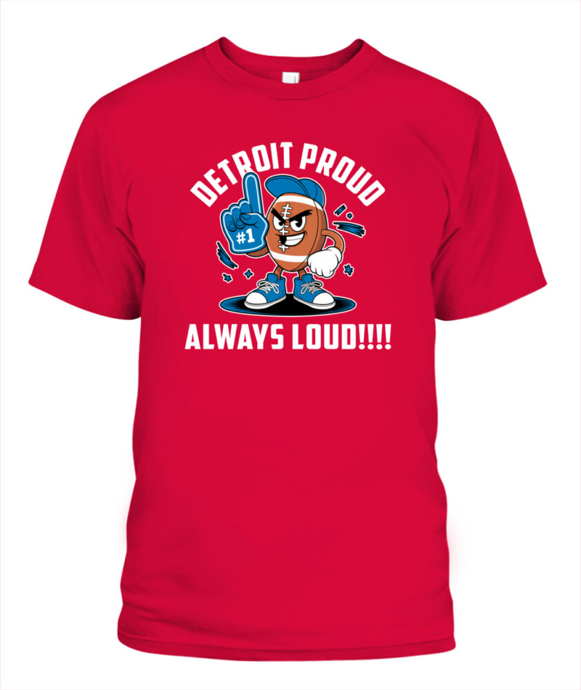 Weprintee Detroit Proud 2D Classic Unisex T-Shirt NEW147323