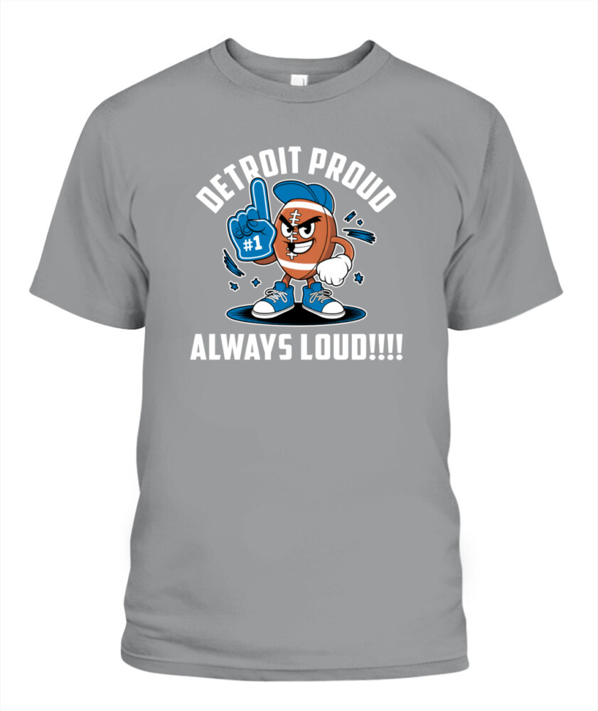 Weprintee Detroit Proud 2D Classic Unisex T-Shirt NEW147323