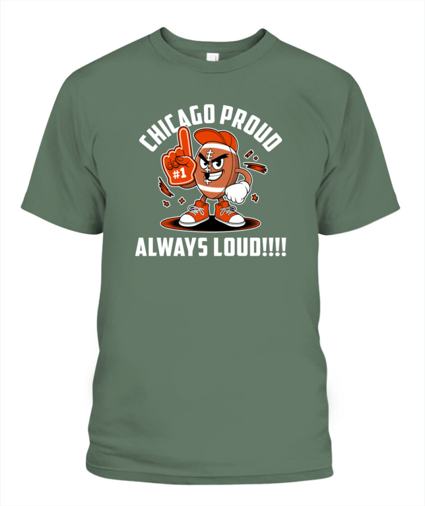 Weprintee Chicago Proud 2D Classic Unisex T-Shirt NEW147319